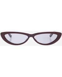 McQueen - Cat-Eye Logo Sunglasses - Lyst