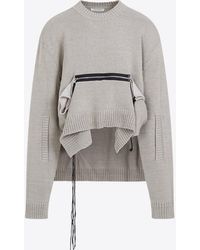 Craig Green - Deconstructed Zip-Pocket Knitted Sweater - Lyst