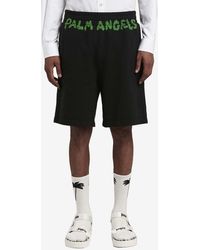 Palm Angels - Logo Lettering Print Track Shorts - Lyst