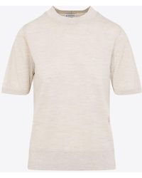 Burberry - B Shield Embroidered T-Shirt - Lyst