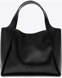 Stella McCartney - Medium Perforated Logo Tote Bag - Lyst