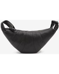 Lemaire - Medium Croissant Leather Crossbody Bag - Lyst