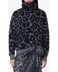 Stella McCartney - Turtleneck With Animal Motif - Lyst