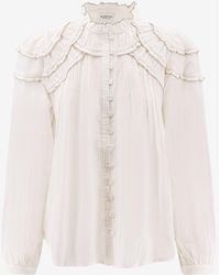 Isabel Marant - Christa Ruffled Blouse - Lyst