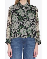 Loewe - Silk Floral Shirt - Lyst