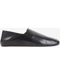 Prada - Leather Slip-On Loafers - Lyst