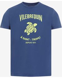 Vilebrequin - Logo-Print Crewneck T-Shirt - Lyst