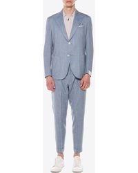 Eleventy - Single-Breasted Wool-Blend Suit - Lyst
