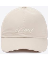 Brioni - Logo Embroidered Baseball Cap - Lyst