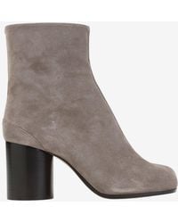 Maison Margiela - Tabi 80 Suede Ankle Boots - Lyst