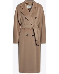 Max Mara - Madame Double-Breasted Wool And Cashmere Coat - Lyst