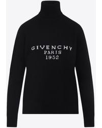 Givenchy - High-Neck Wool And Cashmere Sweater - Lyst