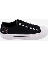 Burberry - Edk-Embroidered Low-Top Sneakers - Lyst