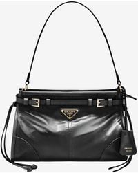 Prada - Small Bonnie Calf Leather Shoulder Bag - Lyst