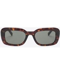 Saint Laurent - Cassandre Rectangular Sunglasses - Lyst