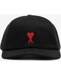 Ami Paris - Logo-Embroidered Baseball Cap - Lyst