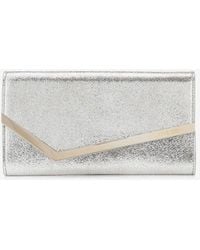 Jimmy Choo - Emmie Glittered Clutch Bag - Lyst