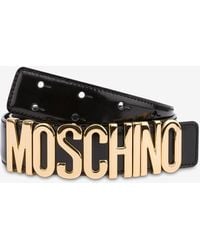 Moschino - Logo Belt - Lyst