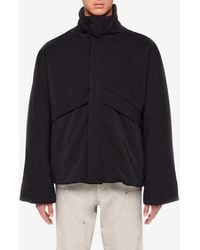 Ferragamo - High-Neck Zip-Up Jacket - Lyst