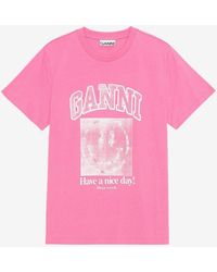 ganni have a nice day t shirt
