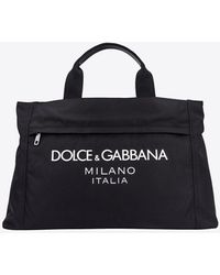 Dolce & Gabbana - Logo Print Holdall Bag - Lyst