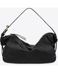 Moschino - Tie Me Nappa Leather Hobo Bag - Lyst