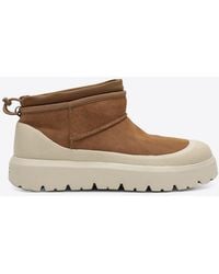 UGG - Classic Ultra Mini Weather Hybrid Suede Boots - Lyst