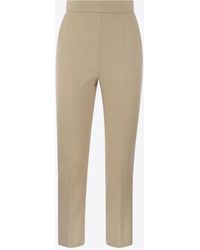 Max Mara - Nepeta Wool Crepe Tailored Pants - Lyst