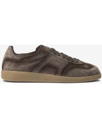 Santoni - Dbs Oly Suede Sneakers - Lyst