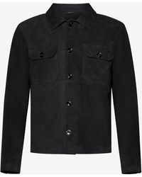 Tom Ford - Suede Leather Jacket - Lyst