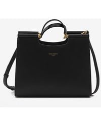 Dolce & Gabbana - Small Sicily Calf Leather Tote Bag - Lyst