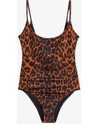 Tom Ford - Leopard Print One-Piece Swimsuit - Lyst