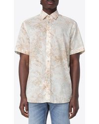 Etro - Paisley Pattern Short-Sleeved Shirt - Lyst