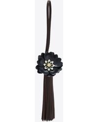 Miu Miu - Trick Nappa Leather Flower Key Chain - Lyst