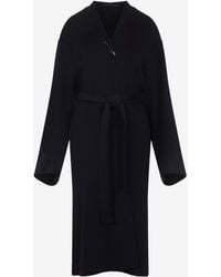 Carven - Wool Wrap Coat - Lyst