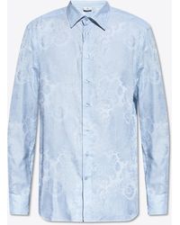 Etro - Paisley Jacquard Long-Sleeved Shirt - Lyst