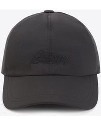 Brioni - Logo-Embroidered Baseball Cap - Lyst
