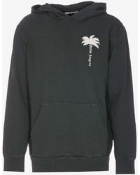 Palm Angels - The Palm Print Hooded Sweatshirt - Lyst