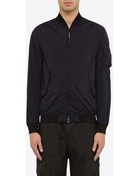 C.P. Company - Nycra-R Zip-Up Bomber Jacket - Lyst