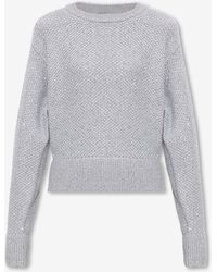 Stella McCartney - Sequin Embellished Crewneck Sweater - Lyst