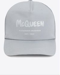 Alexander McQueen - Logo Print Baseball Cap - Lyst