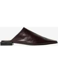 Alohas - Noe Nappa Leather Flat Mules - Lyst