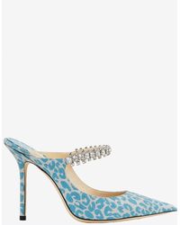 jimmy choo bing crystal embellished mule
