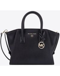 Michael Kors - Small Avril Leather Top Handle Bag - Lyst