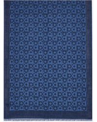 Ferragamo - Gancini Optical Print Shawl - Lyst