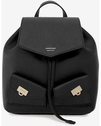 Ferragamo - Mini Multi-Pocket Leather Backpack - Lyst