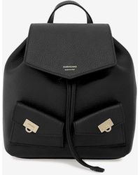 Ferragamo - Mini Multi-Pocket Leather Backpack - Lyst