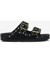 Birkenstock - Arizona Studded Leather Sandals - Lyst