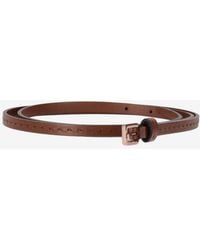 Max Mara - Buckled Leather Belt - Lyst
