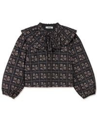 The Tiny Big Sister - Dots Puff Sleeve Blouse - Lyst